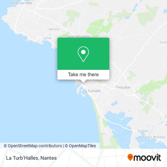 La Turb'Halles map