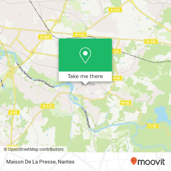 Maison De La Presse map
