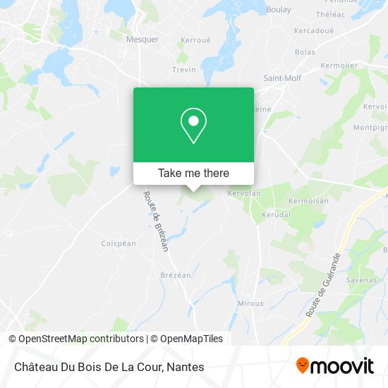 Château Du Bois De La Cour map