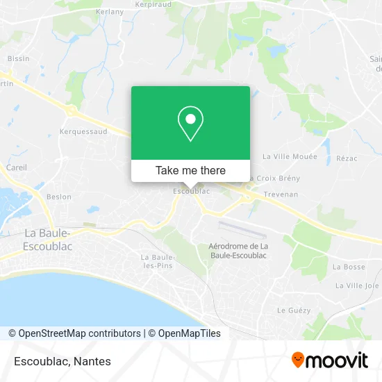 Escoublac map