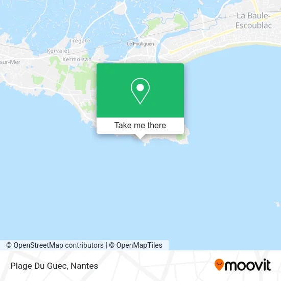 Plage Du Guec map