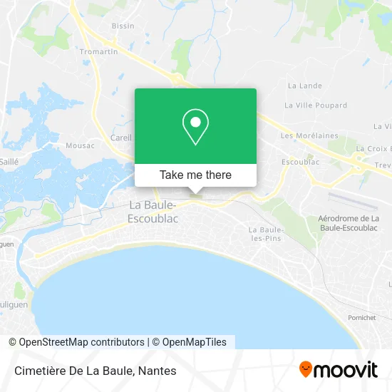 Cimetière De La Baule map