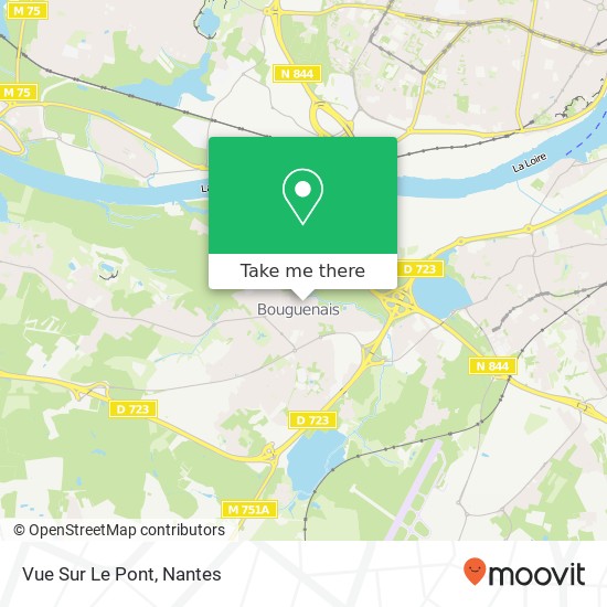 Mapa Vue Sur Le Pont