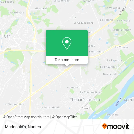 Mcdonald's map