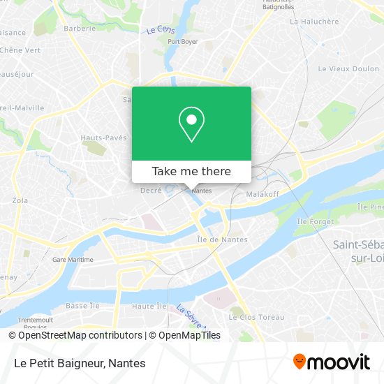 Le Petit Baigneur map