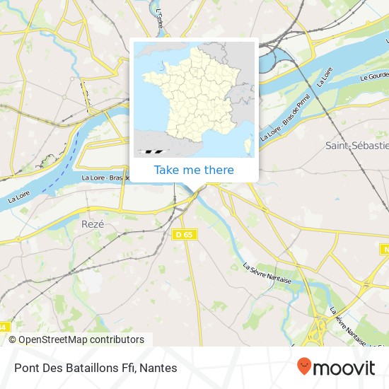 Mapa Pont Des Bataillons Ffi