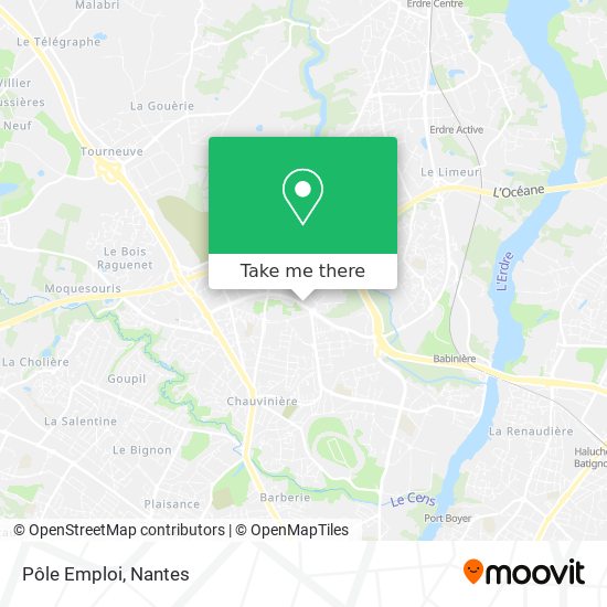 Pôle Emploi map