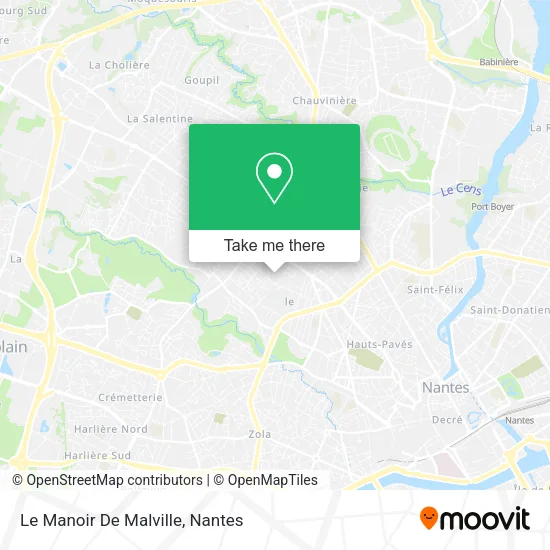 Mapa Le Manoir De Malville