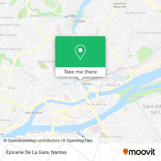 Épicerie De La Gare map
