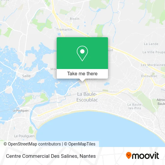 Centre Commercial Des Salines map