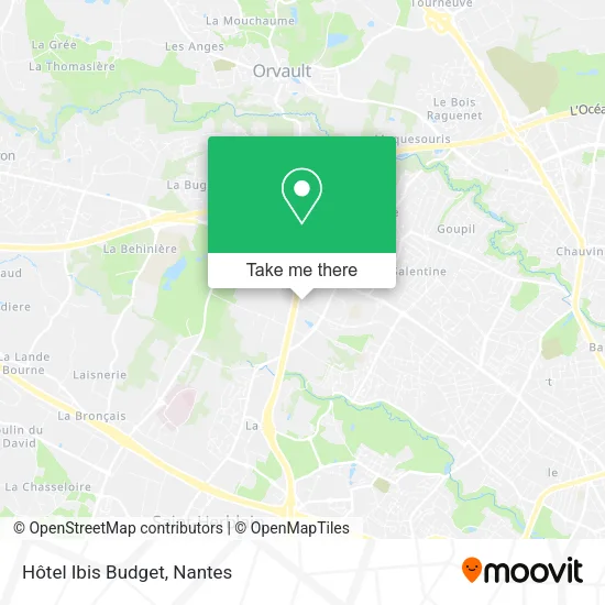 Hôtel Ibis Budget map