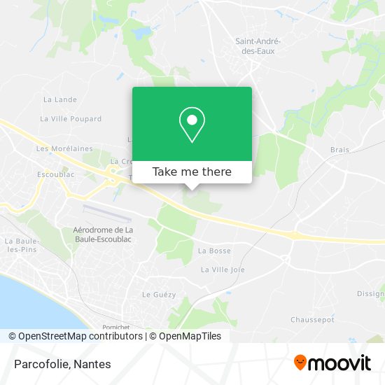 Parcofolie map