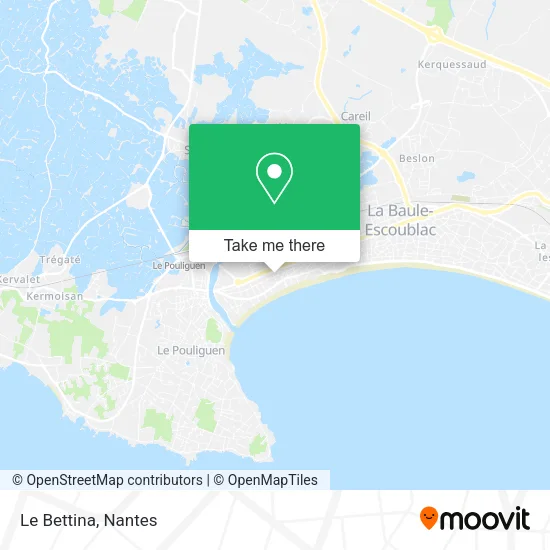 Mapa Le Bettina