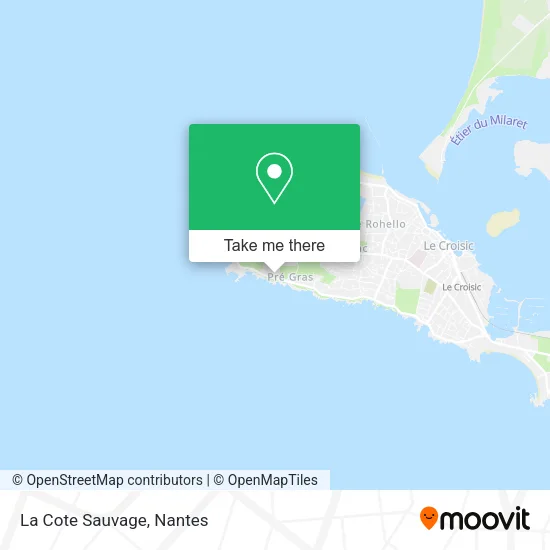 Mapa La Cote Sauvage