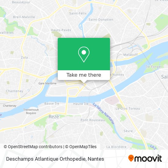 Deschamps Atlantique Orthopedie map