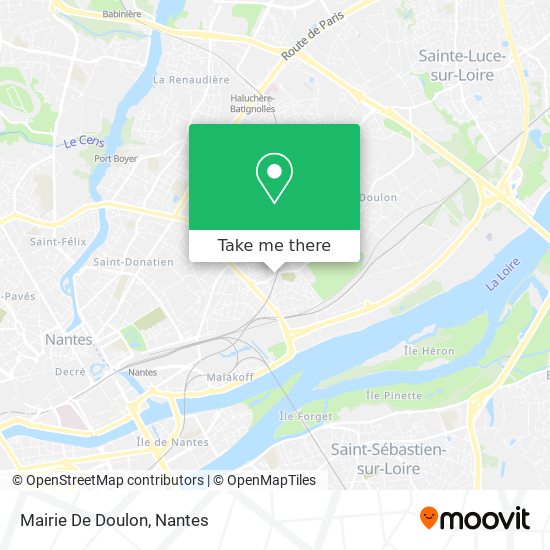 Mairie De Doulon map