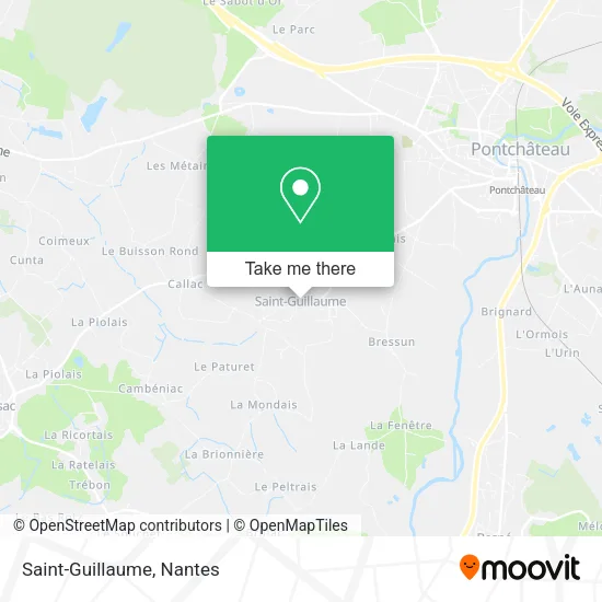 Mapa Saint-Guillaume