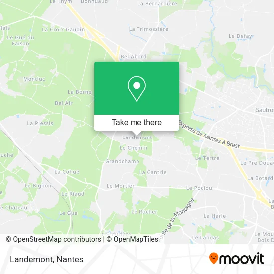 Landemont map