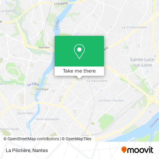 La Pilotière map