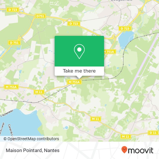 Mapa Maison Pointard