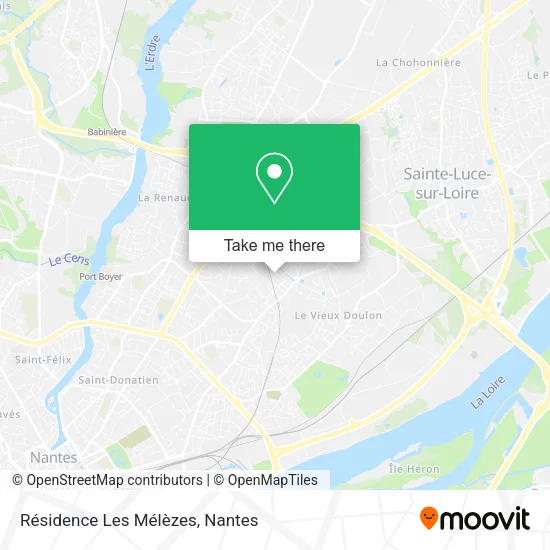 Résidence Les Mélèzes map