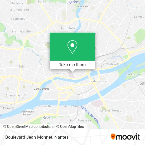 Boulevard Jean Monnet map