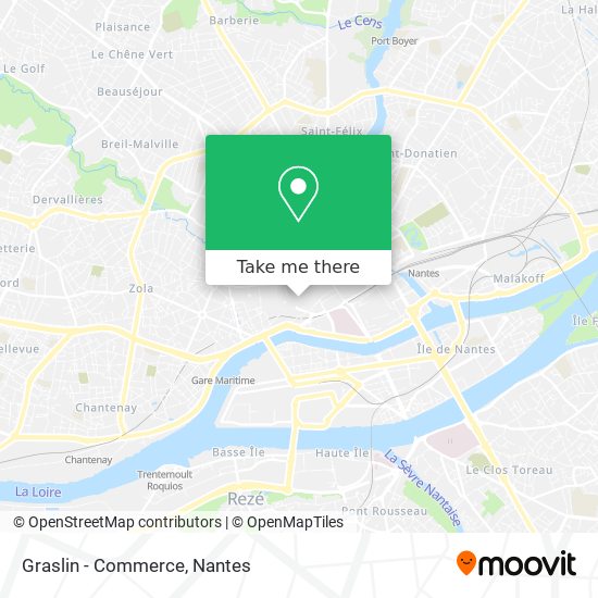 Graslin - Commerce map