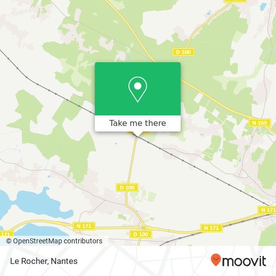 Le Rocher map