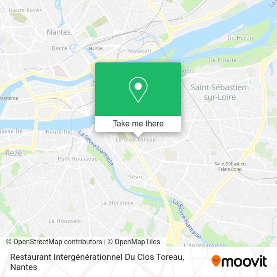 Restaurant Intergénérationnel Du Clos Toreau map