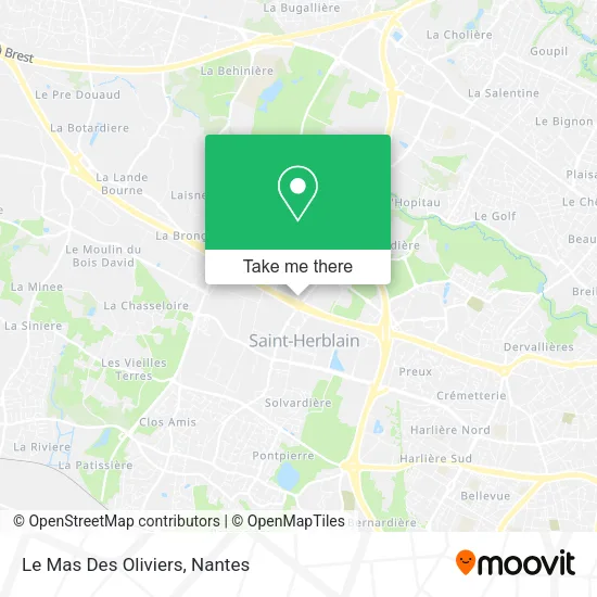 Le Mas Des Oliviers map