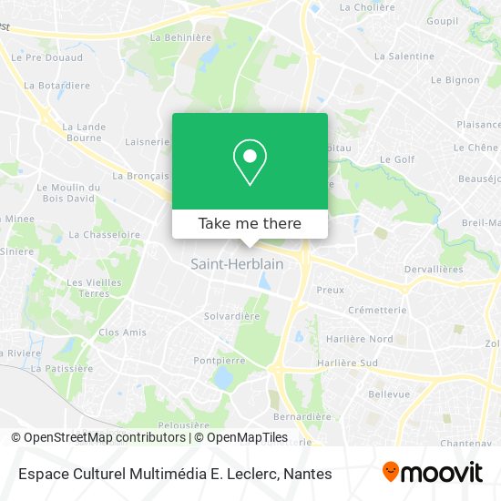 Espace Culturel Multimédia E. Leclerc map