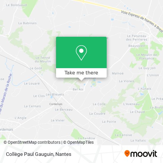 Collège Paul Gauguin map