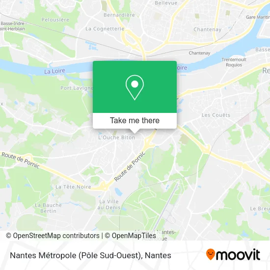 Nantes Métropole (Pôle Sud-Ouest) map