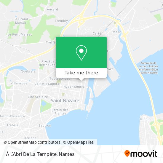 À L'Abri De La Tempête map
