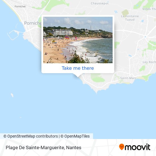 Mapa Plage De Sainte-Marguerite