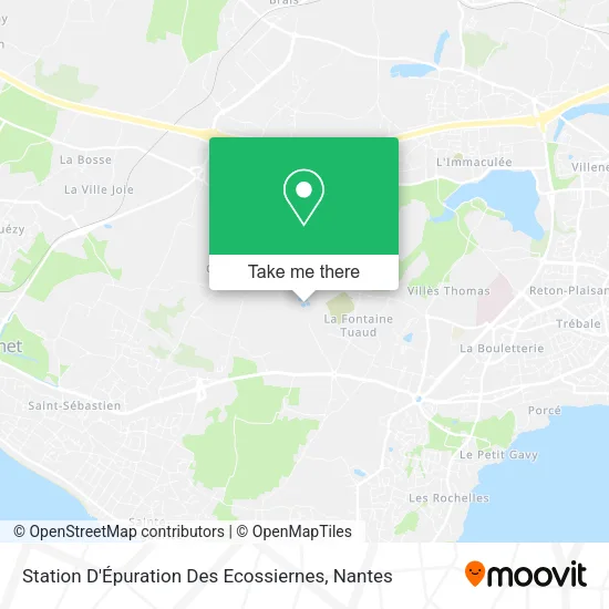 Station D'Épuration Des Ecossiernes map