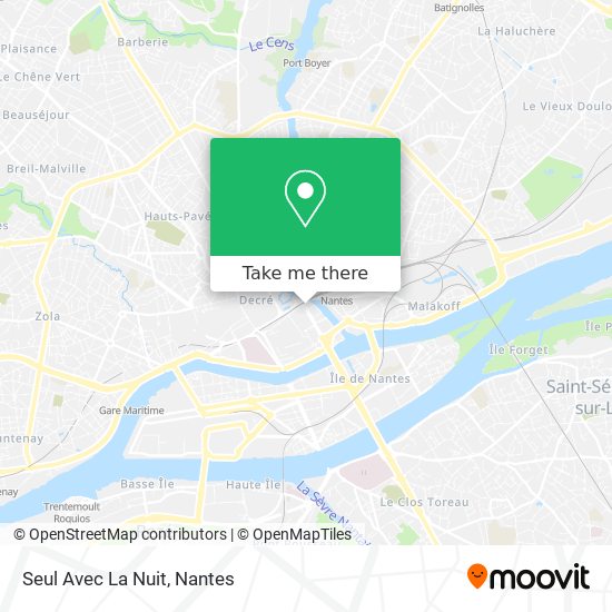 Seul Avec La Nuit map