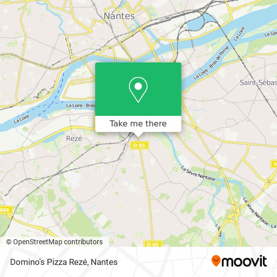 Domino's Pizza Rezé map