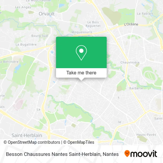 Mapa Besson Chaussures Nantes Saint-Herblain