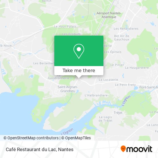 Café Restaurant du Lac map