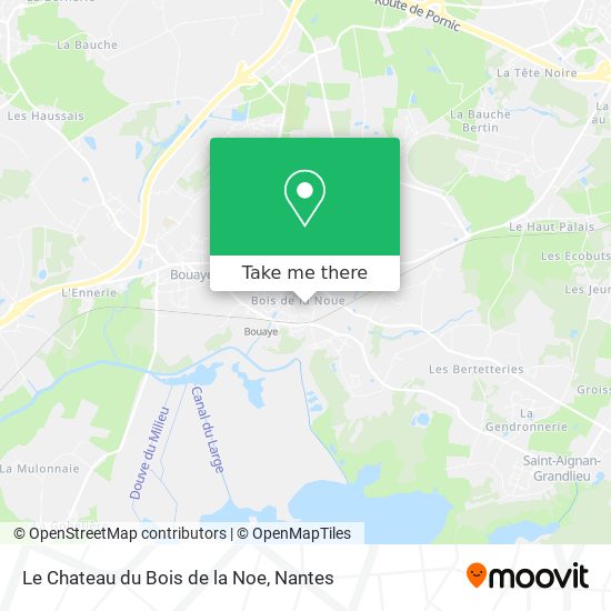 Mapa Le Chateau du Bois de la Noe