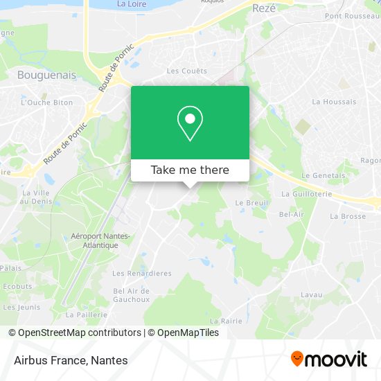 Airbus France map