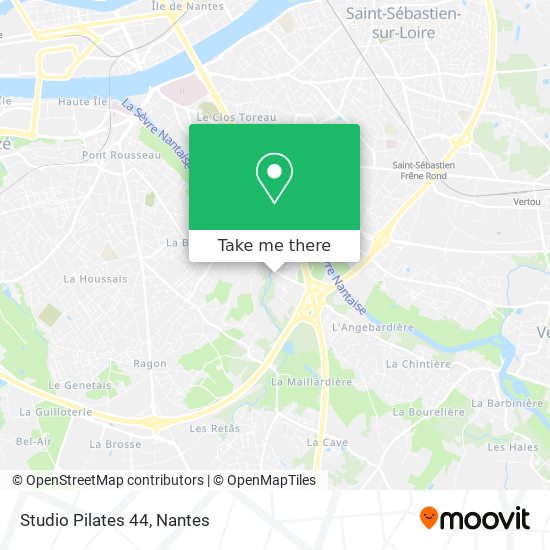 Studio Pilates 44 map