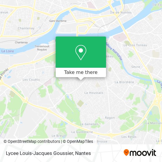 Mapa Lycee Louis-Jacques Goussier