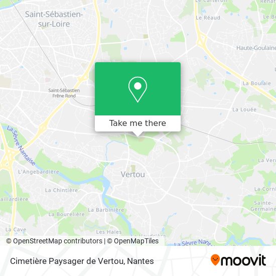 Cimetière Paysager de Vertou map