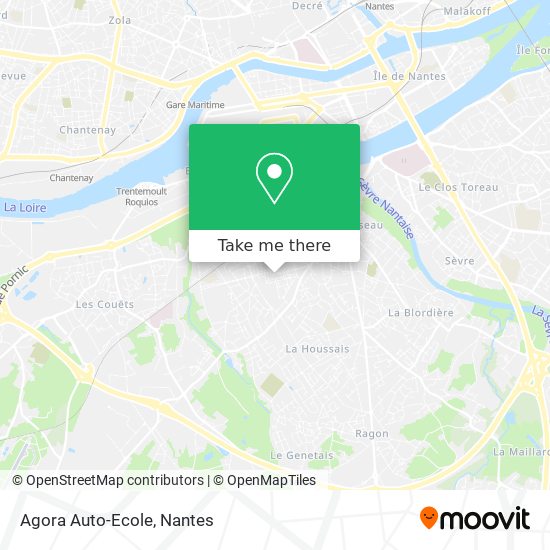 Agora Auto-Ecole map