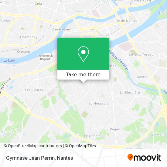 Gymnase Jean Perrin map