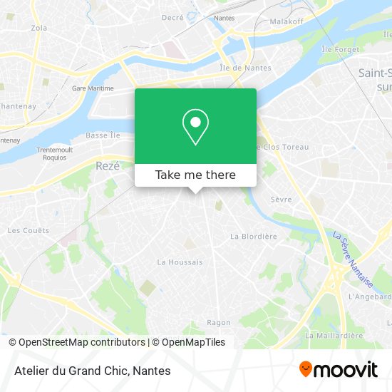 Atelier du Grand Chic map
