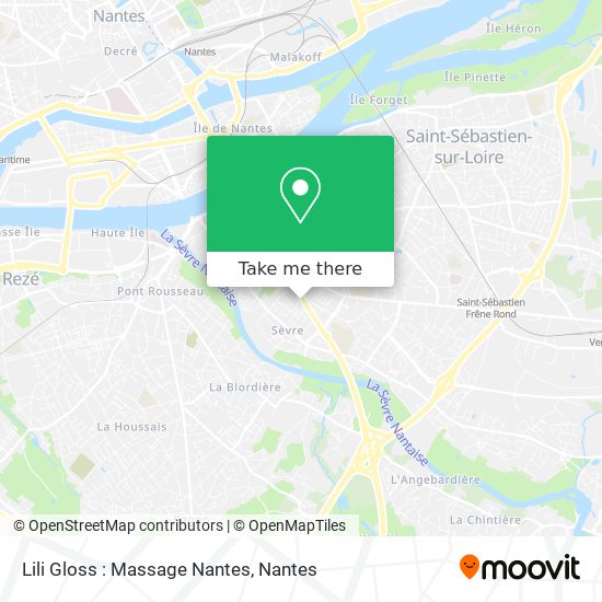 Lili Gloss : Massage Nantes map