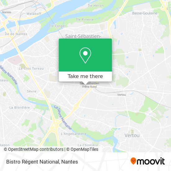 Bistro Régent National map